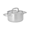 Nerūsējošā tērauda katls ar vāku piemērots indukcijas plītij 3 l Lucca 3.0 – FABINI