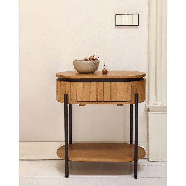 Mango koka naktsgaldiņš Licia – Kave Home-image-1