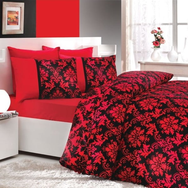 Divvietīga gultasveļa Avangarde Red, 200x220 cm