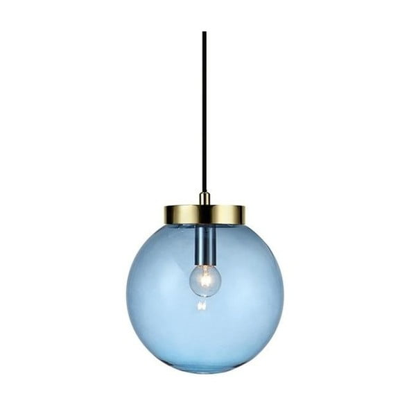 Piekaramais lukturis zili zeltītā krāsā Markslöjd Ball Two, ⌀ 22 cm