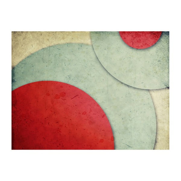 Lielformāta tapetes Artgeist Retro Circles, 400 x 309 cm