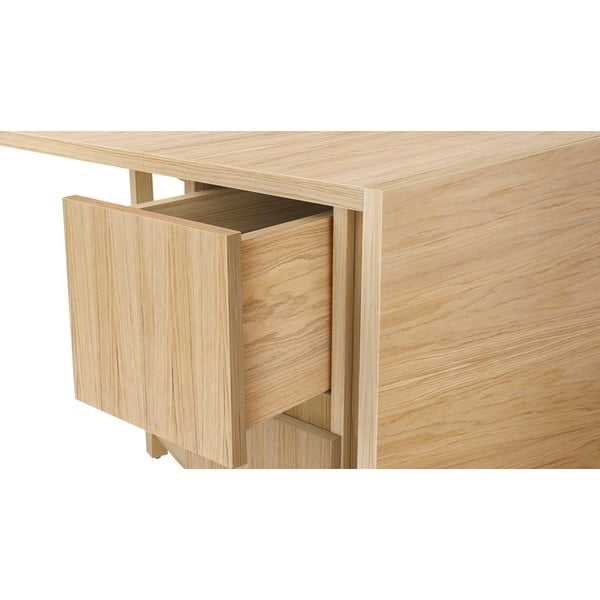 Ozolkoka imitācijas saliekamais galds Woodman Mel -image-4