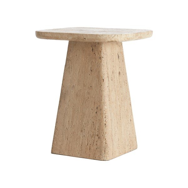 Sānu galdiņš ar akmens galda virsmu 40x40 cm Kepami – Light & Living-image-2