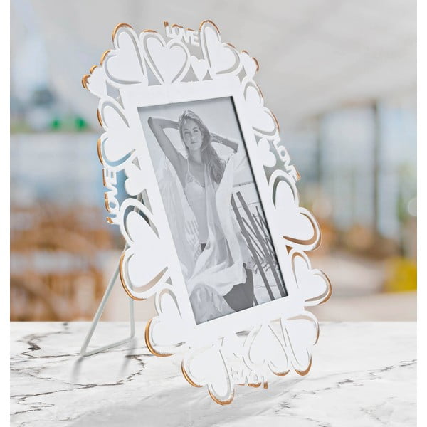 Balts metāla foto rāmis Mauro Ferretti, 25 x 27,7 cm-image-1