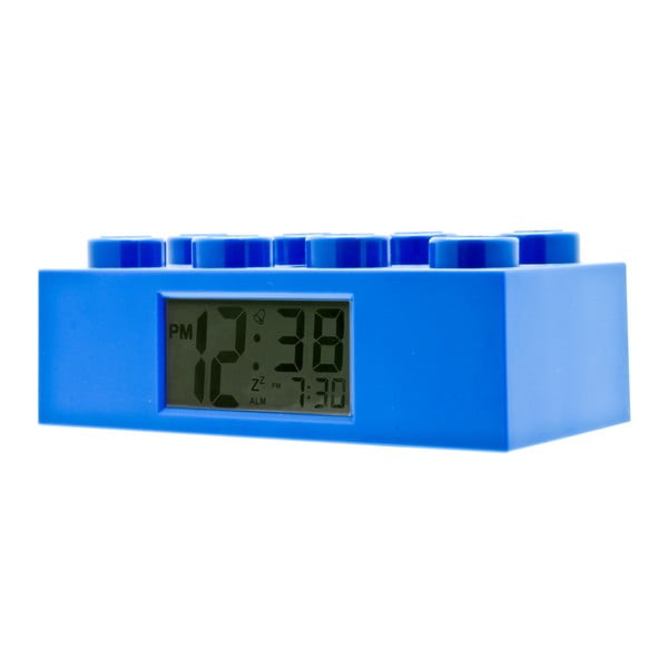 Zils pulkstenis ar LEGO® Brick modinātāju