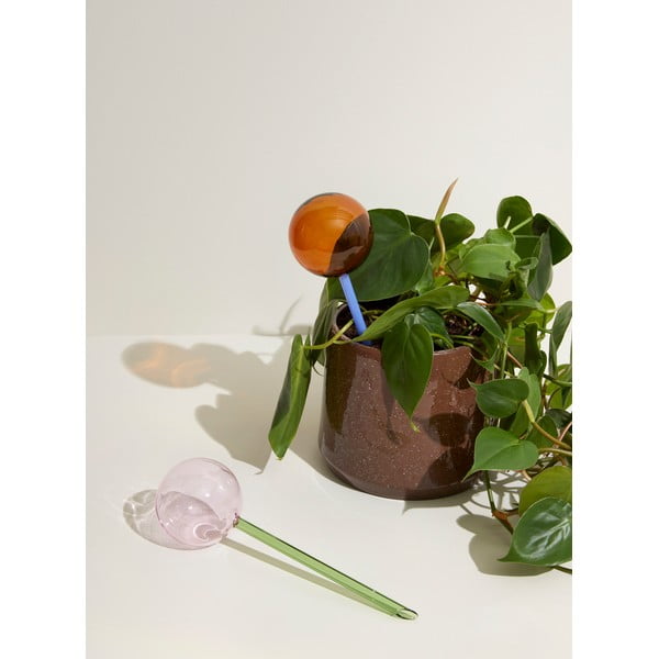 Rozā automātiskās laistīšanas ierīce Flora - Hübsch-image-2