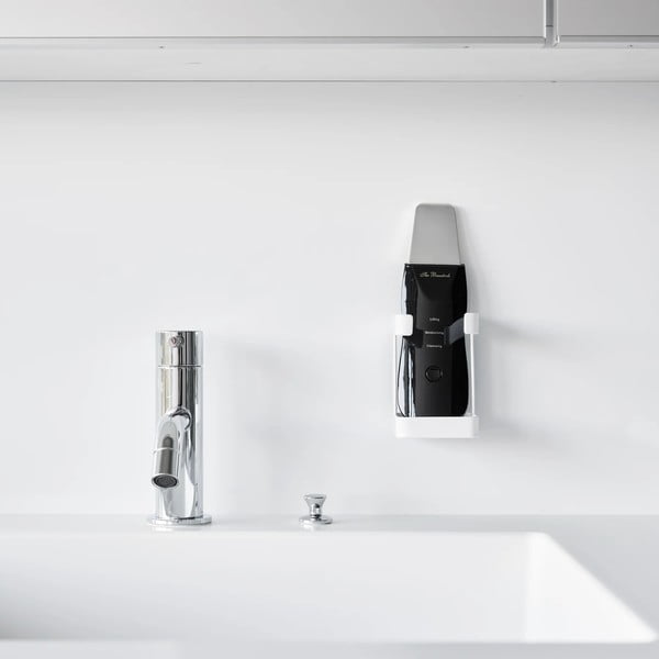 Balts metāla ādas kopšanas piederumu turētājs Film Hook – YAMAZAKI-image-2