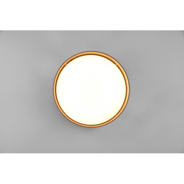 Gaiši brūna LED griestu lampa ø 30 cm Locarno – Reality-image-3
