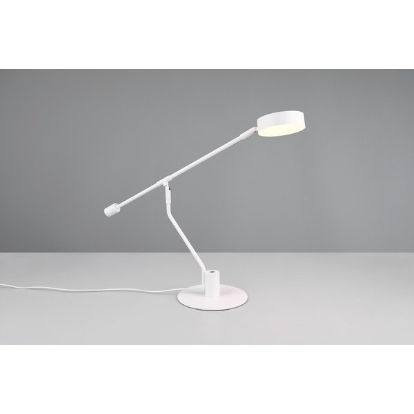 Matēti balta LED galda lampa ar saliekamu konstrukciju (augstums 64 cm) Manduro – Trio-image-2