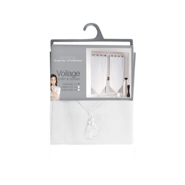 Balti dienas aizkari (2 gab.) 60x90 cm Voiline – douceur d'intérieur-image-3