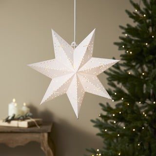 Balts Ziemassvētku gaismas dekors ø 45 cm Classic – Star Trading