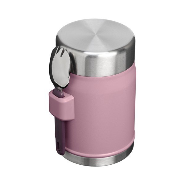 Violets nerūsējošā tērauda termoss pārtikai 400 ml Legendary Food Jar + Spork Purple Smoke – Stanley-image-3