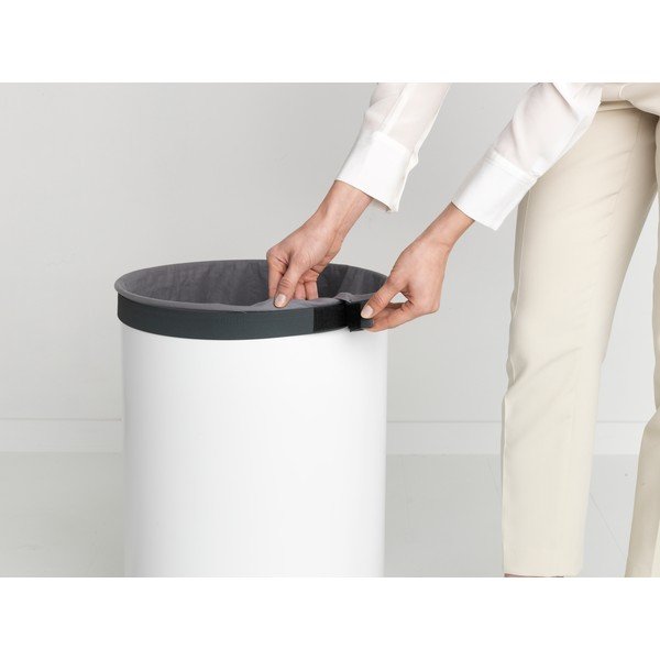 Balts metāla veļas grozs 60 l – Brabantia-image-4