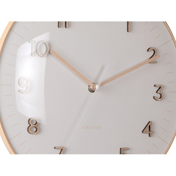 Sienas pulkstenis ø 30 cm Esencia Dome – Karlsson-image-1