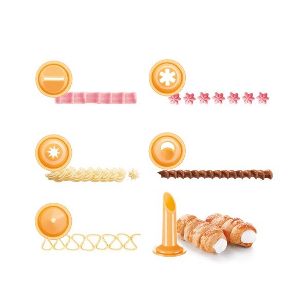 Konditorejas izstrādājumu dekorēšanas komplekts Delícia – Tescoma-image-1