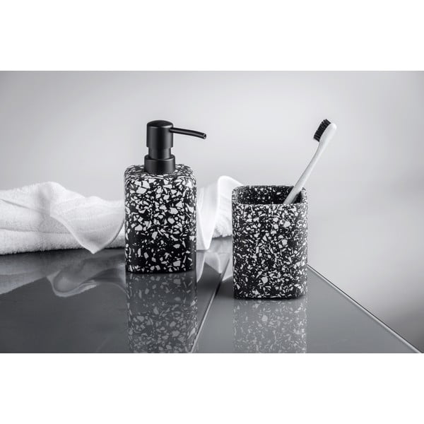 Melns trauks zobu birstēm Wenko Terrazzo-image-2