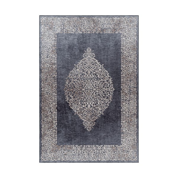 Antracīta pelēks mazgājams paklājs 120x170 cm Fiesta – Ayyildiz Carpets