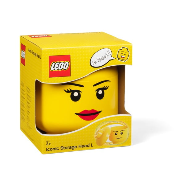 LEGO® glabāšanas kaste - lelle (meitene), ⌀ 24,2 cm-image-4
