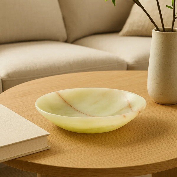 Akmens dekoratīva paplāte 12,5x20 cm Oleena – Premier Housewares-image-2