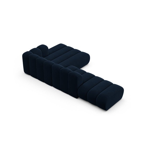 Tumši zils stūra dīvāns (ar labo stūri) Lupine – Micadoni Home-image-3
