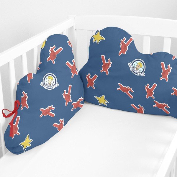 Bērnu gultiņas apmalīte 60 cm Son avion – Mr. Fox-image-1