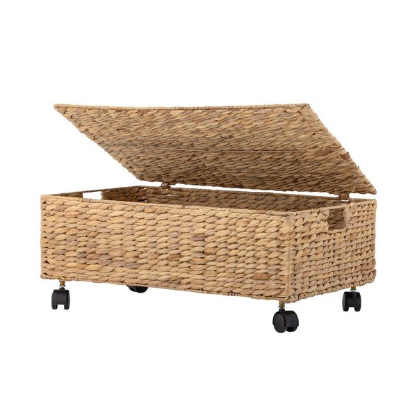 Dabīga toņa uzglabāšanas kaste bērniem no ūdens hiacintes 63x40x26 cm Nelas – Bloomingville Mini