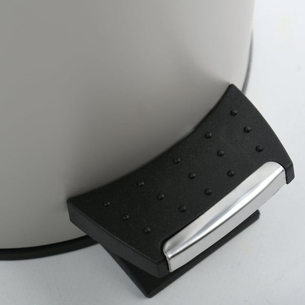 Pelēkbrūna tērauda atkritumu tvertne ar pedāli 5 l   Adonis – Spirella-image-4