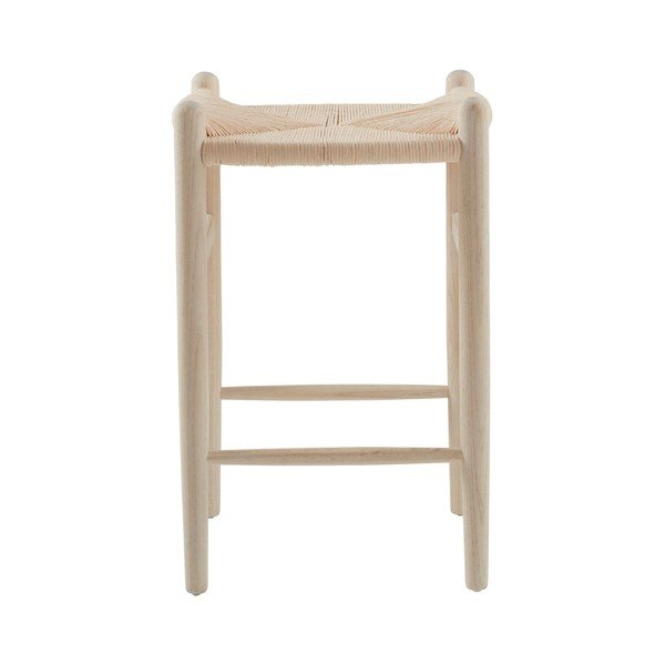 Gaiša dabīga toņa gobas masīvkoka bāra taburete (sēdekļa augstums 63 cm) Nattavaara – Jotex-image-2
