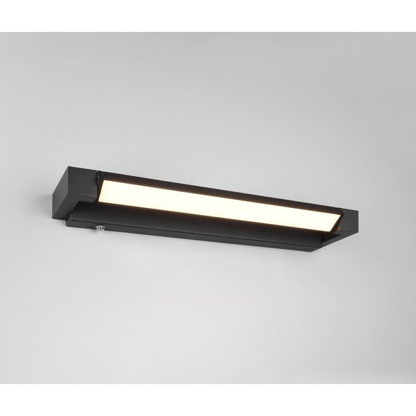 Matēti melna LED sienas lampa Fabrizio – Trio-image-1