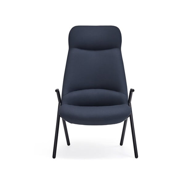 Tumši zils krēsls Teulat Dins, augstums 114 cm-image-2