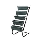 Metāla puķu podu statīvs (augstums 130 cm) – Floriane Garden