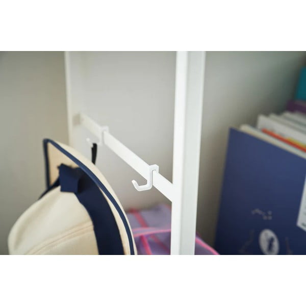 Balts metāla plaukts uz riteņiem 42x60 cm Tower – YAMAZAKI-image-3