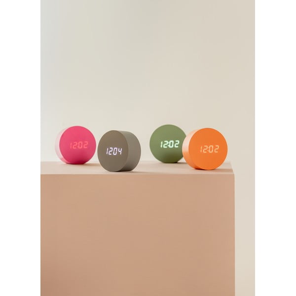 Digitāls modinātājpulkstenis ø 9 cm Spry Round – Karlsson-image-2