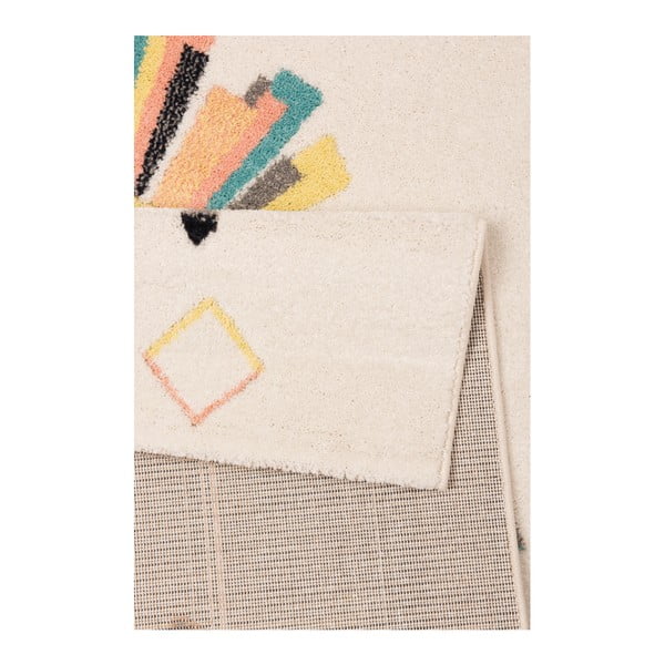 Bēšs un krēmkrāsas bērnu brūnais paklājs Zala Living Lion, 120 x 170 cm-image-2