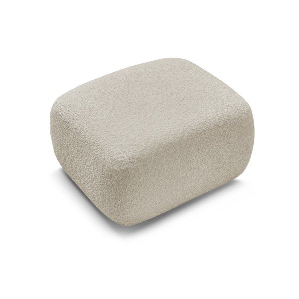 Bēšs kāju soliņš no buklē auduma Montaigne – Bobochic Paris-image-4