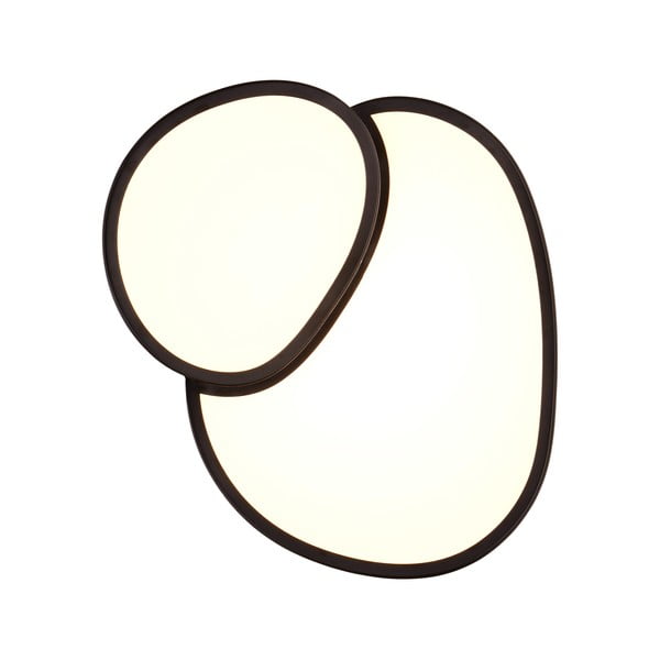 Melna LED griestu lampa 36x43.5 cm Rise – Trio-image-1