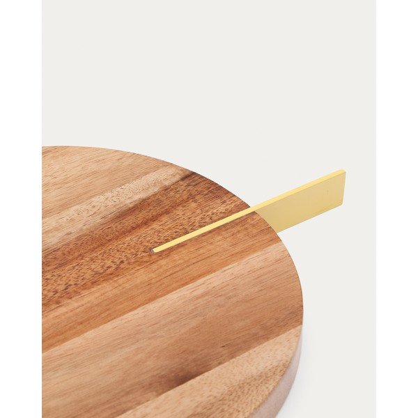 Koka griešanas dēlis pasniegšanai 25 x 20 cm Zairin – Kave Home-image-3