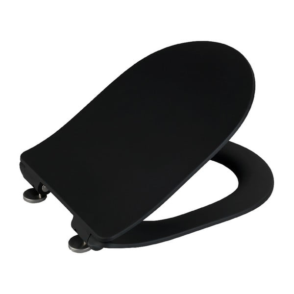 Melns tualetes poda sēdeklis Wenko Sedilo Black, 45,2 x 36,2 cm-image-3