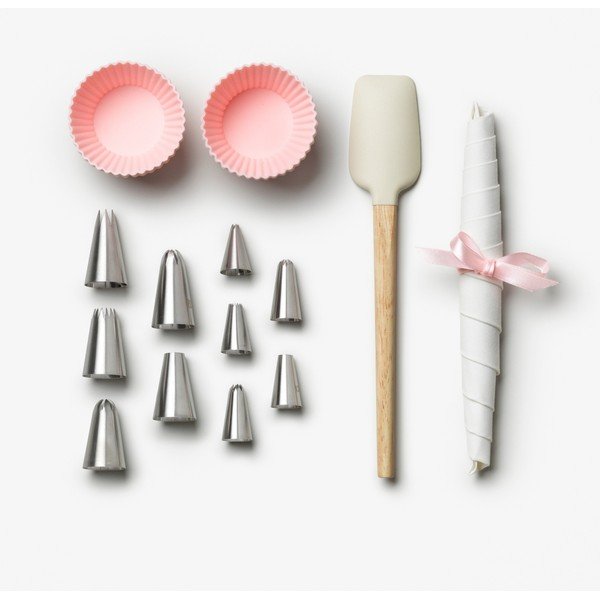 Konditorejas izstrādājumu dekorēšanas komplekts ar 10 piederumiem The Essentials Cupcake Tools – Printworks