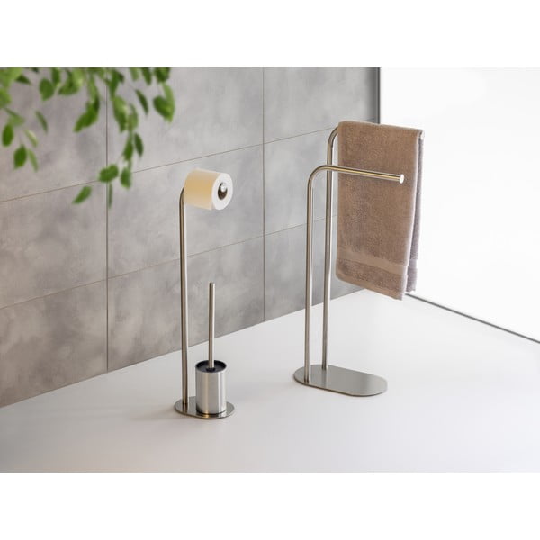 Matētas sudraba krāsas nerūsējošā tērauda dvieļu turētājs Levante – Wenko-image-2
