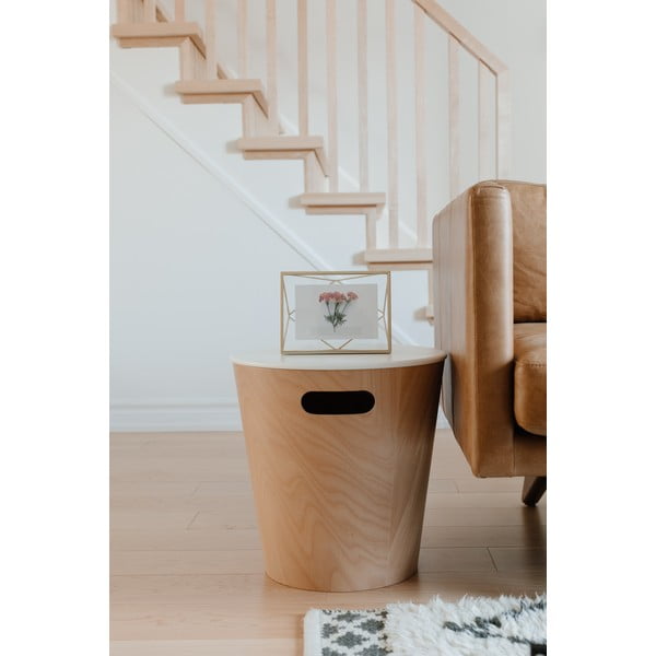 Zelta krāsas metāla stāvošs/piekarināms foto rāmis 18x23 cm Prisma – Umbra-image-3