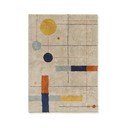 Bēšs mazgājams/ar rokām darināts kokvilnas paklājs 170x240 cm Geometrical Shapes – Lorena Canals