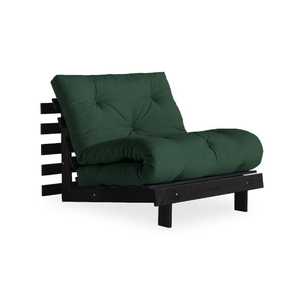 Maināms krēsls Karup Design Roots Black/Dark Green