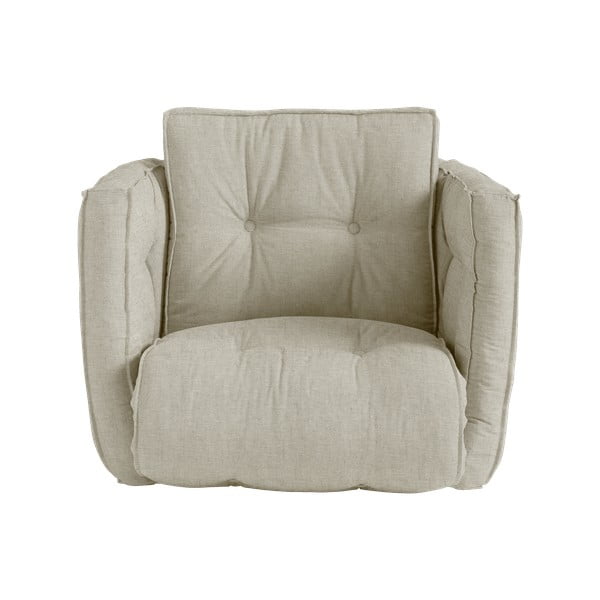 Izlaižams matrača krēsls Karup Design Dice Linen Beige