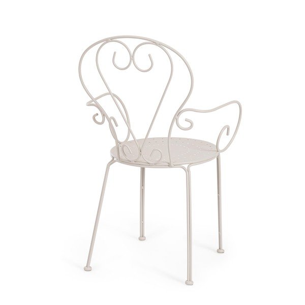 Bēšs metāla dārza krēsls Etienne – Bizzotto-image-4