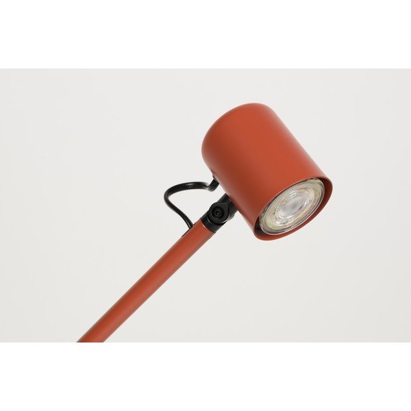 Sarkana metāla galda lampa (augstums 45,5 cm) Aero – White Label-image-2