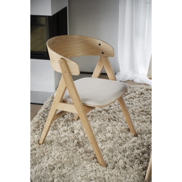 Ēdamistabas krēsli dabīgā tonī (2 gab.) Waterton – Rowico-image-3