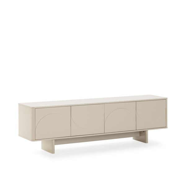 Krēmkrāsas TV galdiņš 180x55x40 cm Solei – MOME-image-3