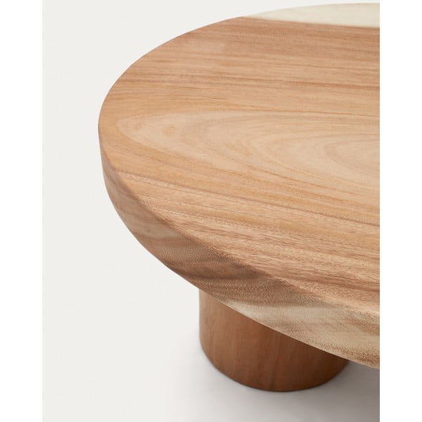 Dabīga toņa mungura masīvkoka žurnālgaldiņš 60x90 cm Mosi – Kave Home-image-4