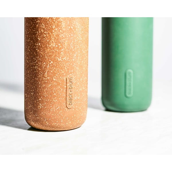 Stikla ūdens pudele ar oranžu silikona uzmavu Black + Blum G-Bottle, 600 ml-image-4